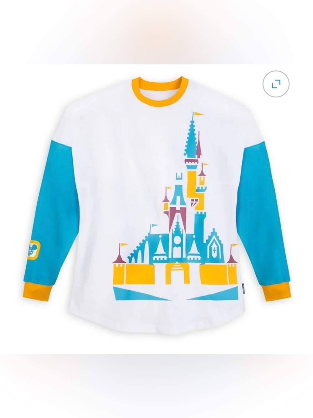 Disney 50th Anniversary Vault Retro Castle Spirit Jersey Size X-Large